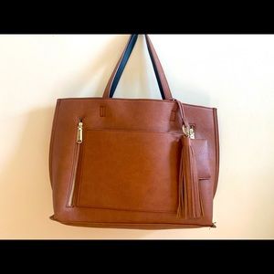 Steve Madden large tote with tassel and coin purse